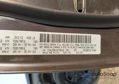 2016 Jeep Patriot Sport из США, поврежденный, VIN 1C4NJPBA1GD706141